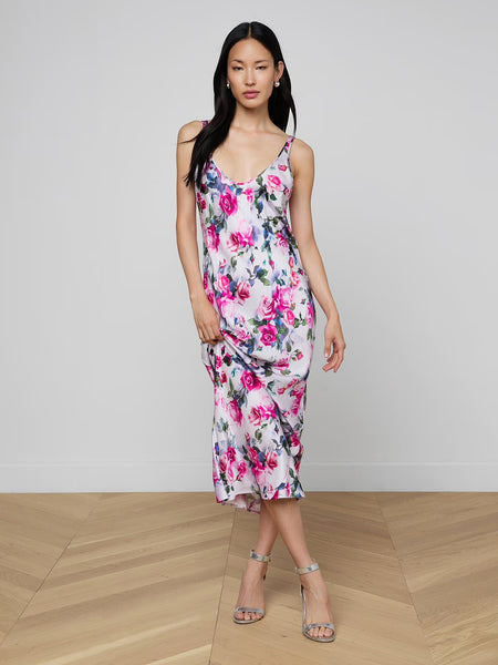 Akiya Satin Maxi Dress