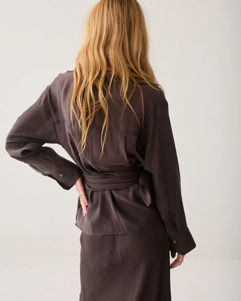 Wrap top in Lyocell Blend