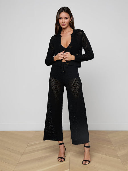 Orla Pointelle Knit Cardigan