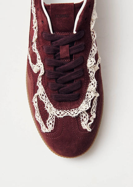 TB. 490 Crochet Burgundy Suede Sneakers