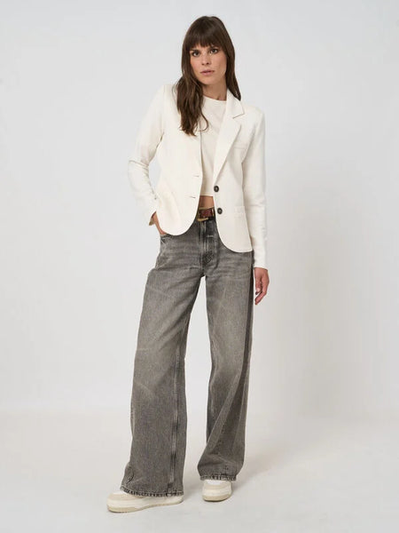 Tailored French Terry Sweatshirt Blazer - 3 Colours