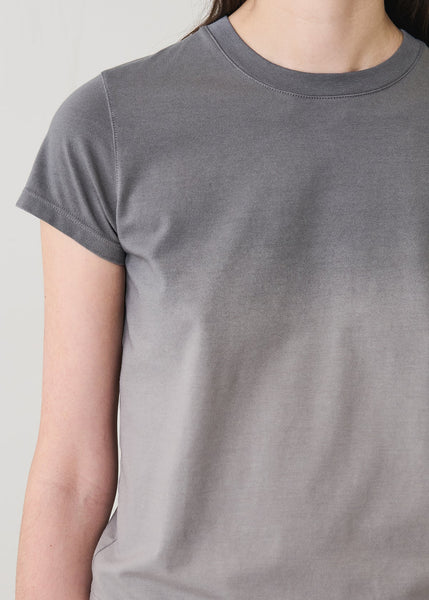 Faded Wash Pima Stretch Short Sleeve Baby Tee