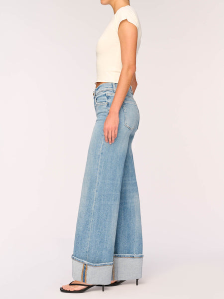 Hepburn Wide Leg Low Rise Jeans