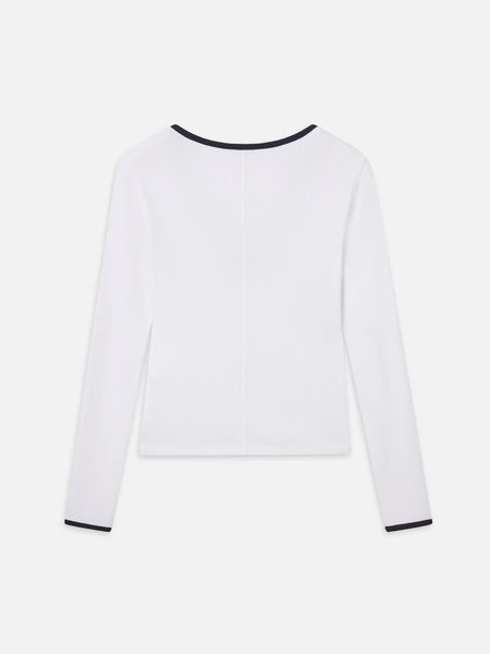 The Sporty V Neck Top