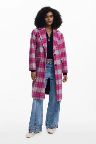 Pink Tartan Coat