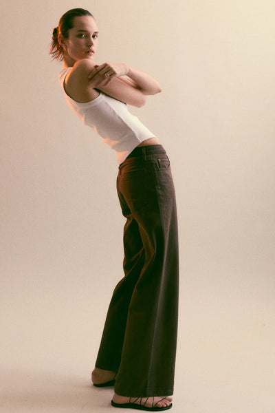 Jadyn Low Slung Palazzo Jeans - Bruna