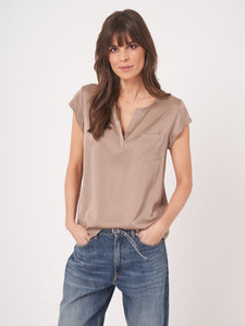 Stretch Silk Top - 2 colours