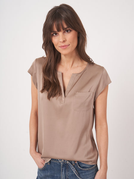 Stretch Silk Top - 2 colours