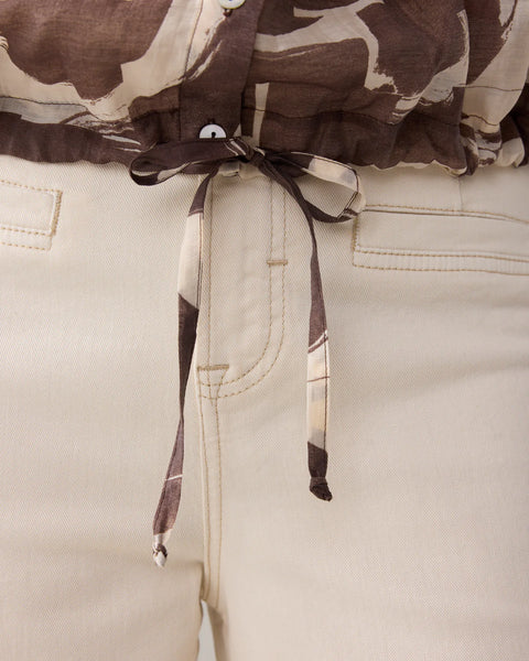 Boxy Blouse with Graphic Print