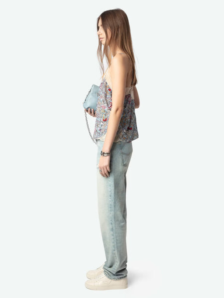 British Flower Print Cami