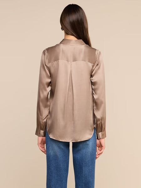 Tyler Silk Blouse - Light Cardamom