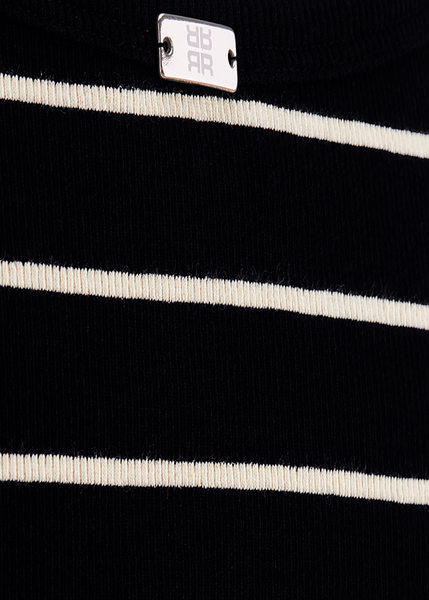 Shirt With Ribbed Stripes