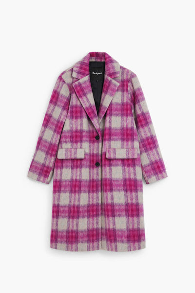 Pink Tartan Coat