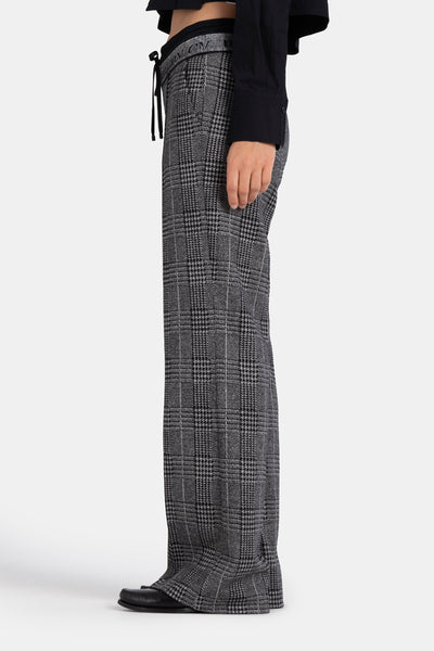 Ava Double Jog Pant - Glencheck