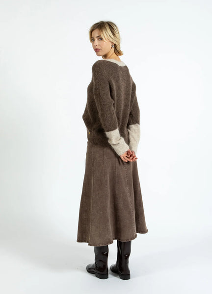 Colourblock Knit Sweater
