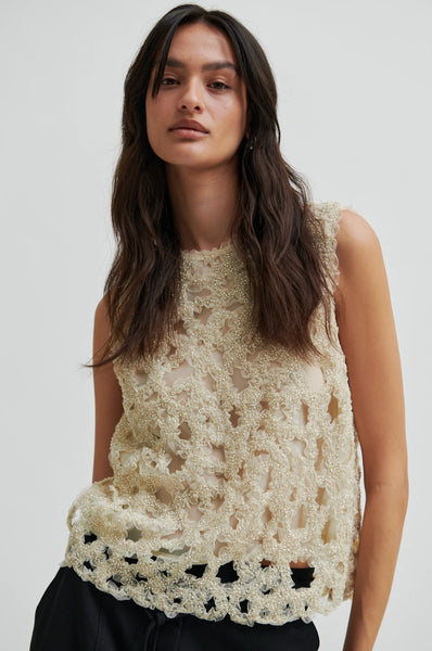 Gleam Sequin Top