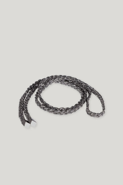 Belt in Braided Look - Deep Black