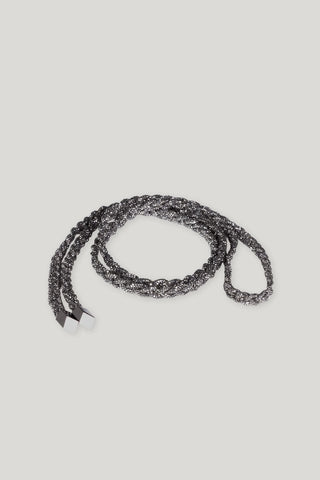 Belt in Braided Look - Deep Black
