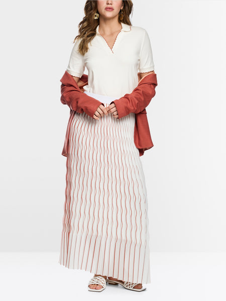 Maxi Pleated Skirt