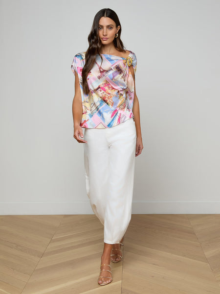 Driselle Scarf Top