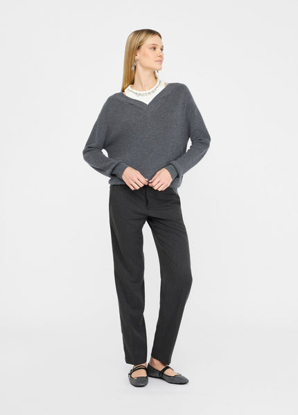 Cold Shoulder Bejewelled Jemper