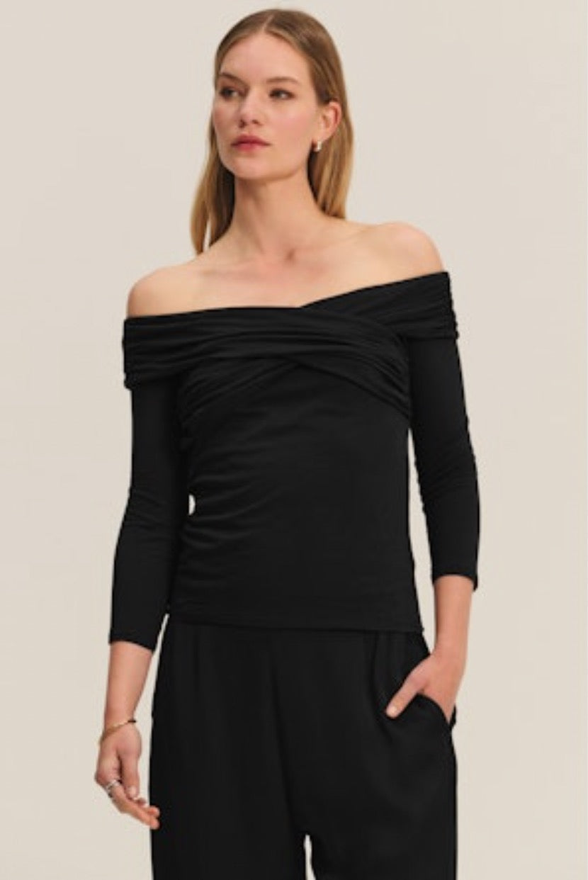 Off tTye Shoulder Top with Twist