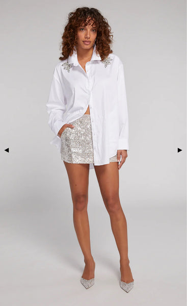 Mitchie Crystal Poplin Shirt