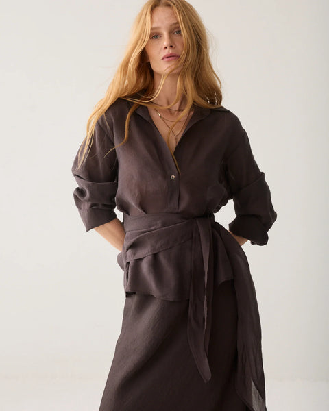 Wrap top in Lyocell Blend