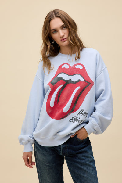 Rolling Stones Big Tongue ‘89 Oversized Crew Sweatshirt