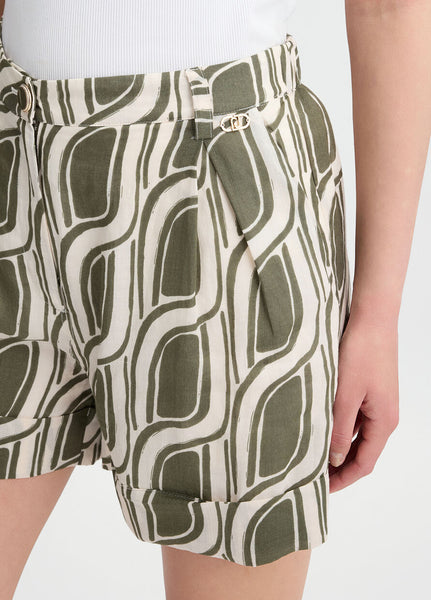 Rammie Geometric Shorts