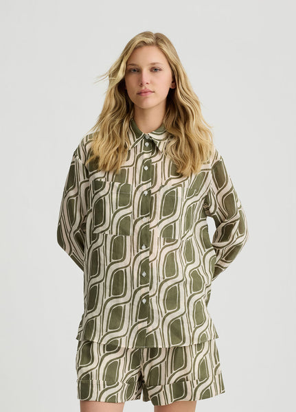 Rammie Geometric Shirt