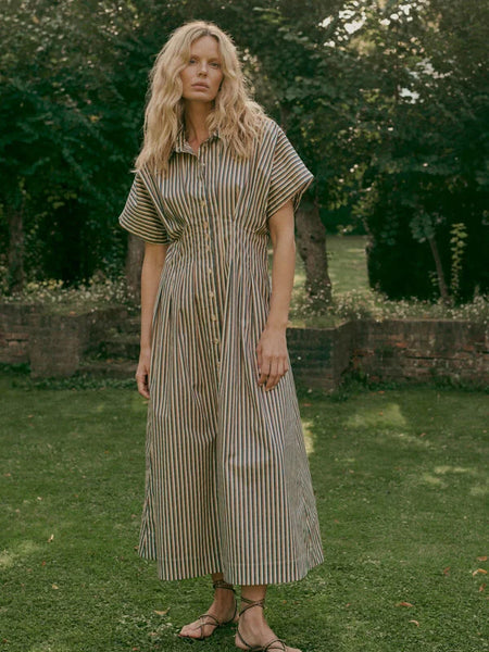 A-Line Stretch Cotton Dress