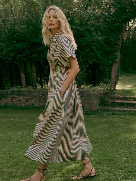 A-Line Stretch Cotton Dress