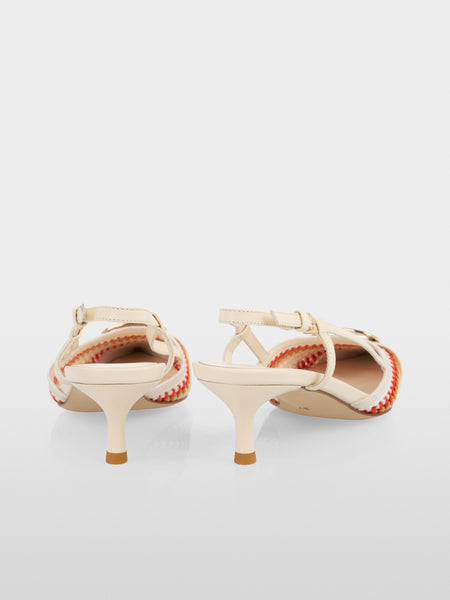 Slingback Kitten Heel With Knit