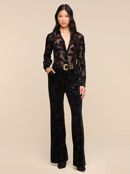 Laurent Velvet Blouse