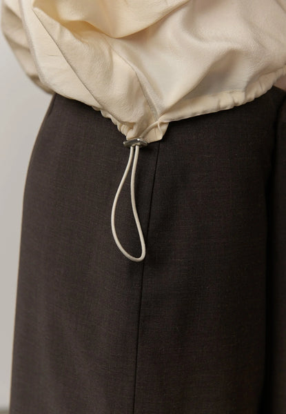 Sisi Silk Hooded Blouse