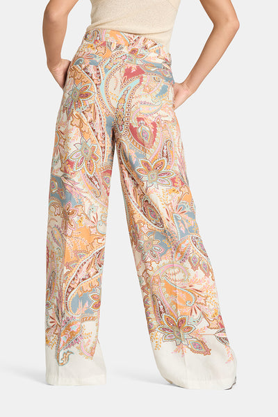 Adrienne Printed A-line Trouser