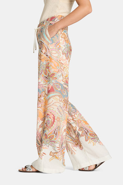 Adrienne Printed A-line Trouser