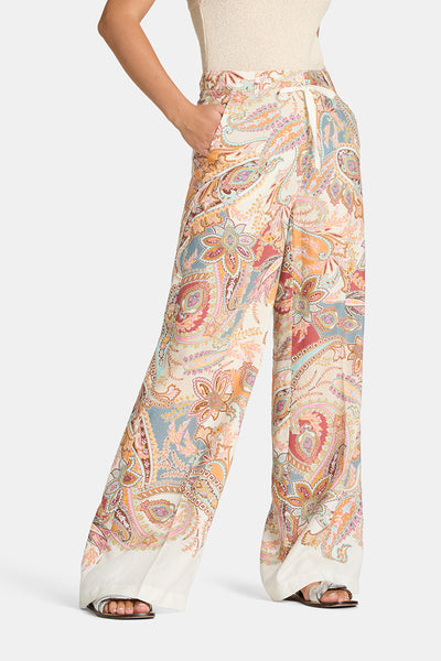 Adrienne Printed A-line Trouser