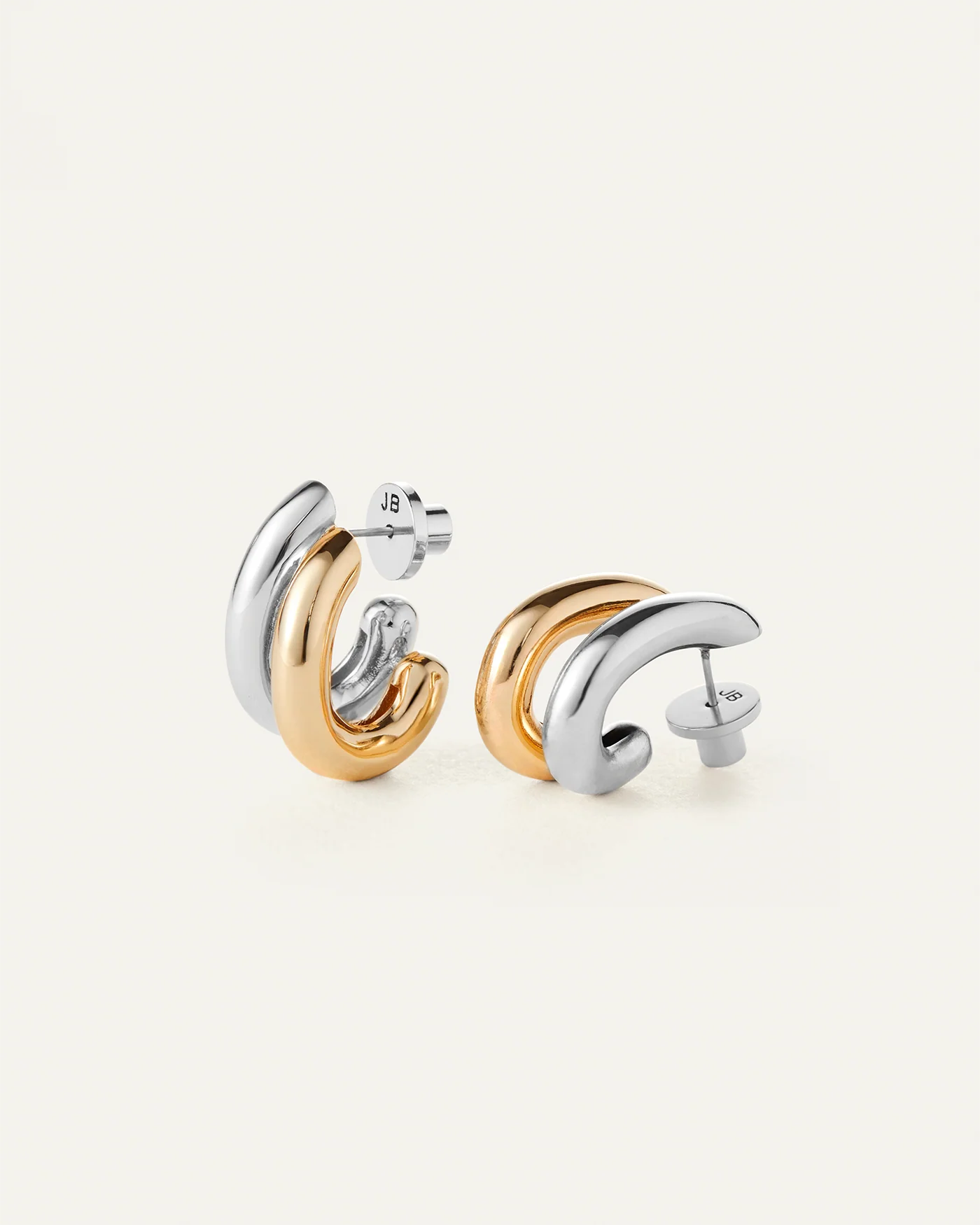 Florence Earrings - Two Tone