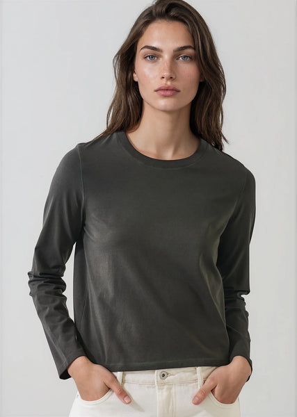 Cotton Stretch Iconic Sublime Long Sleeve Baby Tee - 2 Colours