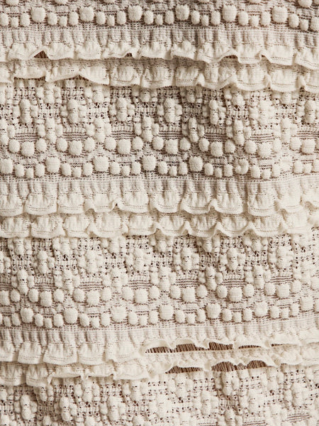 Lovely Lace Button Front