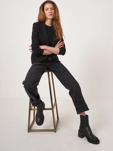 Tailored French Terry Sweatshirt Blazer - 3 Colours