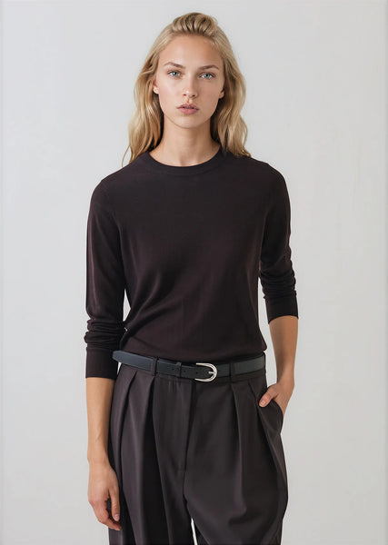 Extrafine Marino Wool Classic Crew Neck