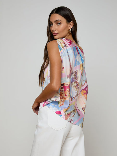 Driselle Scarf Top