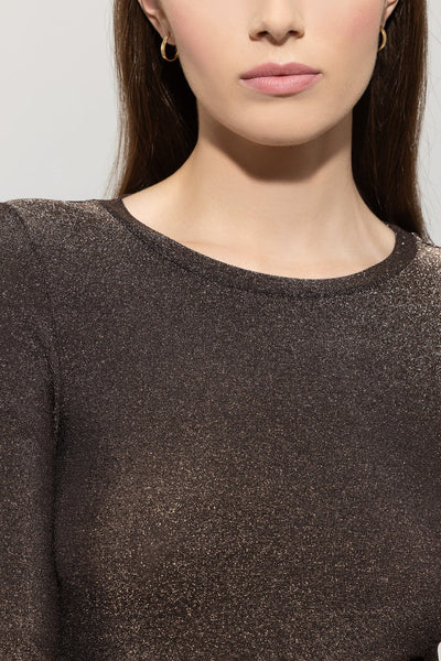 Long Sleeve Shirt with Gloss Effect