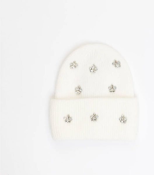Bejewelled Knit Hat
