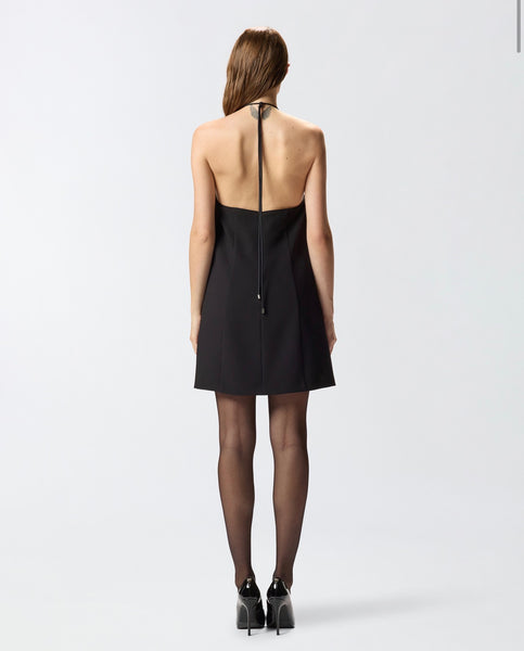 Mini Dress with Bejewelled Details