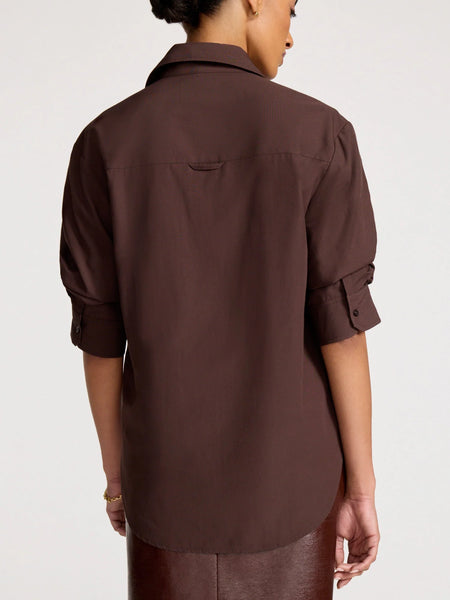 Pia Shirt - Chocolate