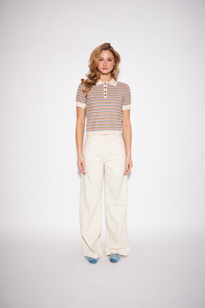Roland Short Sleeve Polo Knit